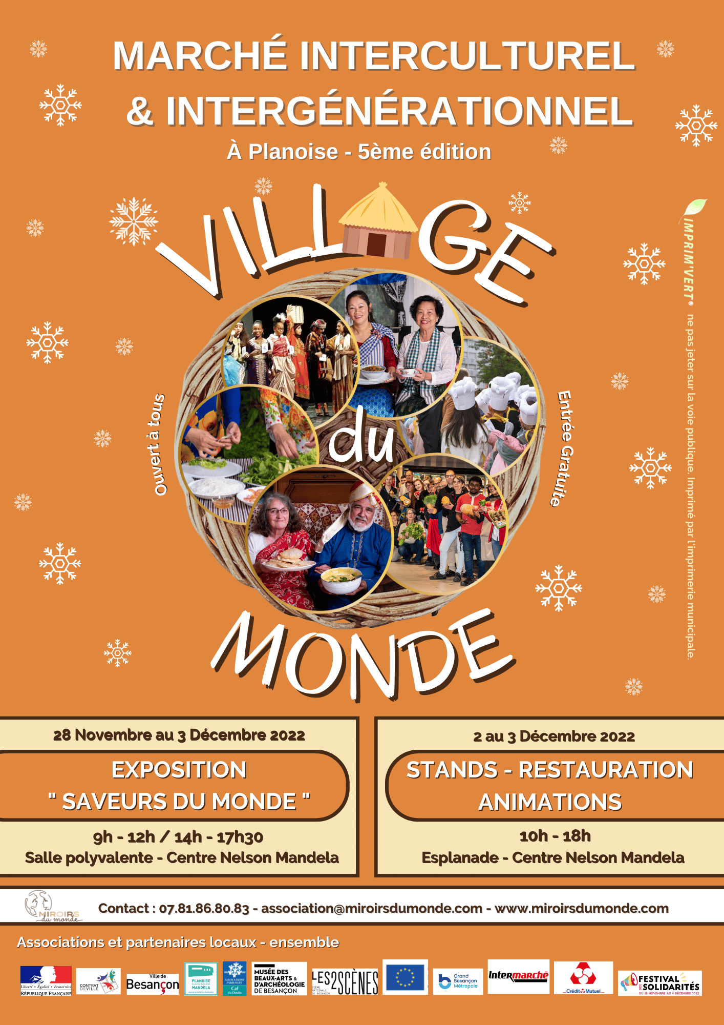 Affiche Recto Village du Monde