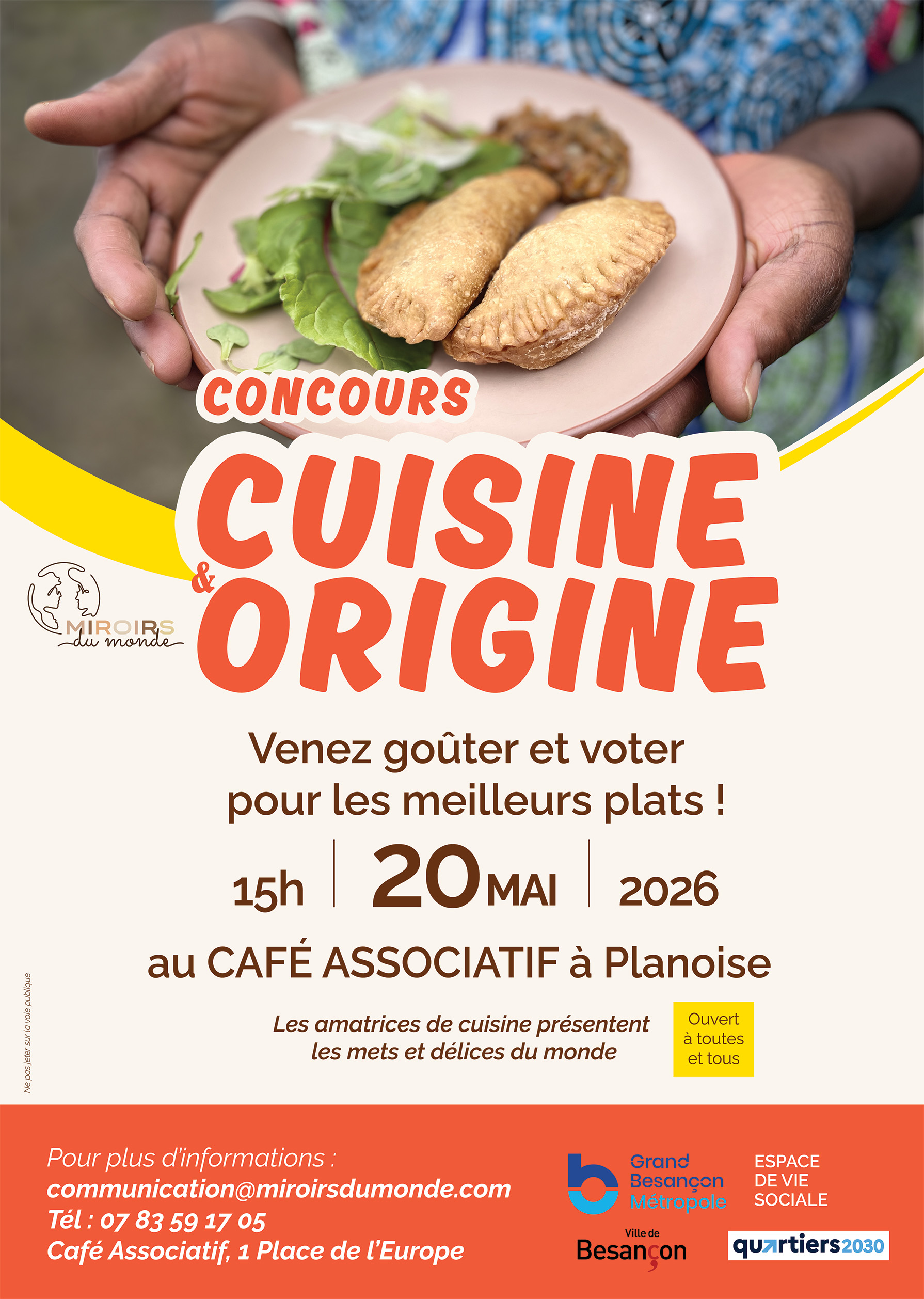 concours de cuisine - cuisine et origine - miroirs du monde